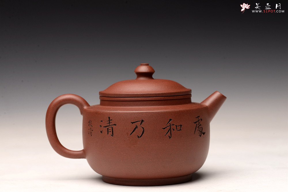 紫砂壶图片：朱牧清精致作品 宫灯 古朴文气 炮管直流 杀茶利器 - 美壶网