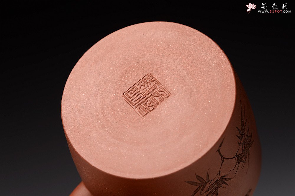 紫砂壶图片：詹黎明丙申秋全手新作 贤提 颇具难度 高路精刻 挺拔 - 美壶网