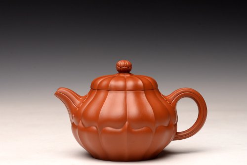 酒虎紫砂壶 精美之作 朱泥高合菱  做工细致 原矿朱泥