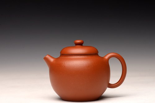 徐亚春紫砂壶 徐亚春丙申秋全手新作 圆亭 敦厚可人 杀茶利器 原矿朱泥