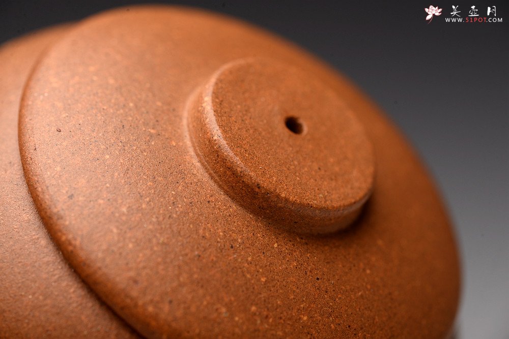 紫砂壶图片：摹古心经巨轮 古朴耐品 实用传神 古拙小炮 - 美壶网