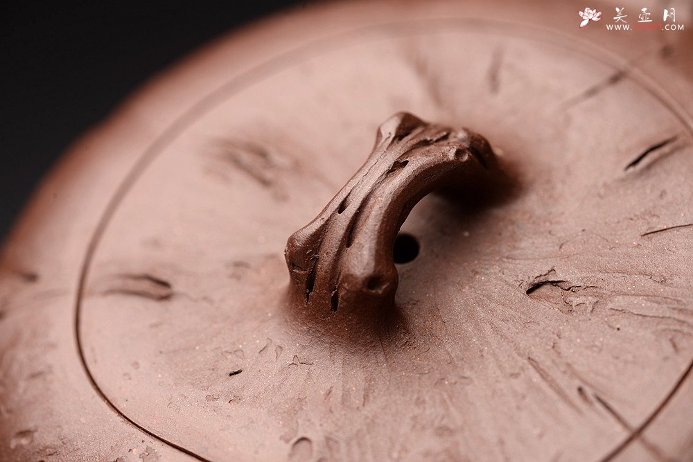 紫砂壶图片：花货新风尚 妙趣横生 潘丹初经典全手之作 玄木 木叶动秋声~ - 美壶网