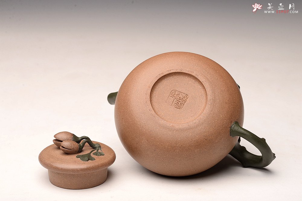 紫砂壶图片：蔡一强丙申夏全手作品 开心果 田园之乐 寓意吉祥 - 美壶网