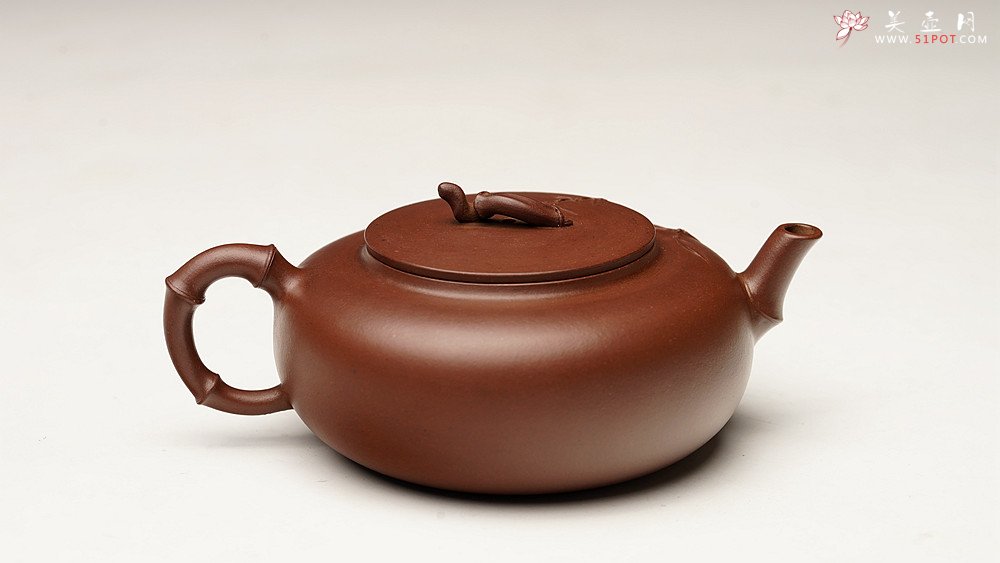 紫砂壶图片：潘丹初丙申秋 文气秀雅 原创作品 灵秀生动 全手紫竹~ 妙趣横生 - 美壶网