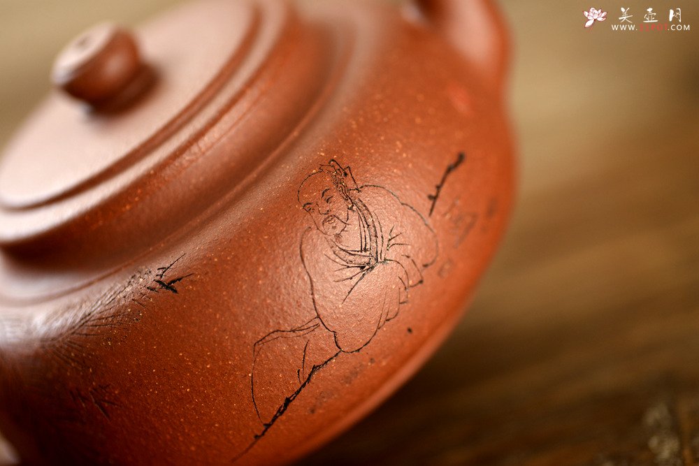 紫砂壶图片：实用佳器 雅致文气 汲古壶 - 美壶网