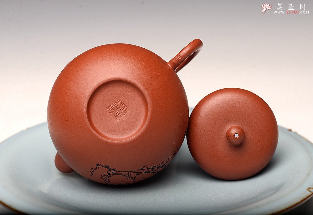 紫砂壶图片：茶盘尤物 原矿纯朱泥 秀珠 饱满俏人 赏玩皆宜,  - 美壶网