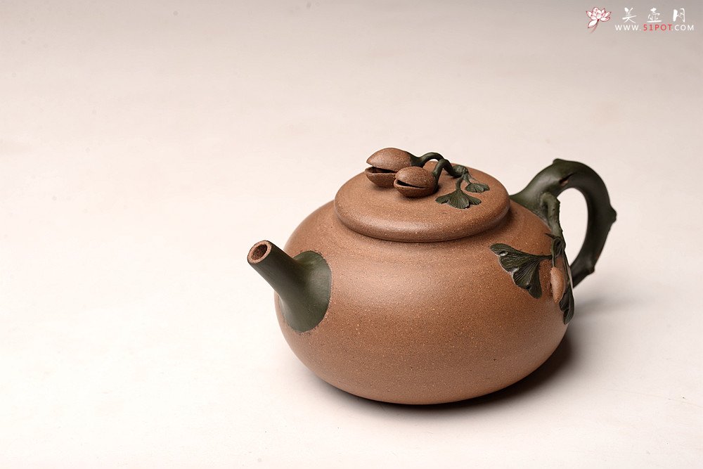 紫砂壶图片：蔡一强丙申夏全手作品 开心果 田园之乐 寓意吉祥 - 美壶网