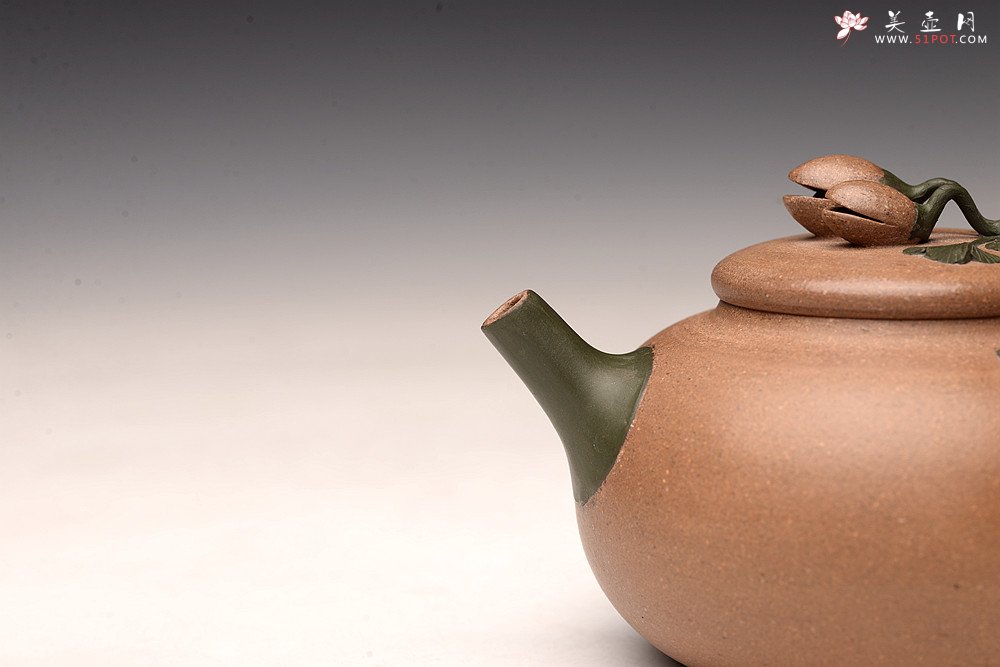 紫砂壶图片：蔡一强丙申夏全手作品 开心果 田园之乐 寓意吉祥 - 美壶网