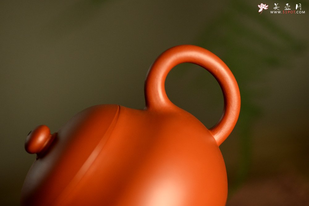 紫砂壶图片：只为茶人 传统器形 古雅大方 优质朱泥 全手君德 - 美壶网
