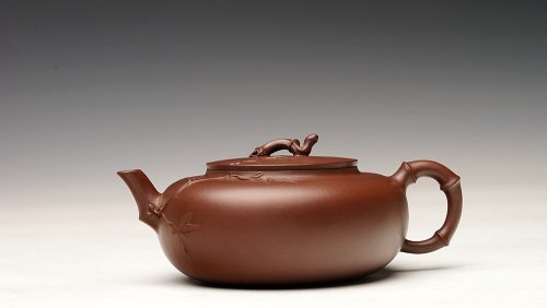 潘丹初紫砂壶 潘丹初丙申秋 文气秀雅 原创作品 灵秀生动 全手紫竹~ 妙趣横生 原矿紫泥