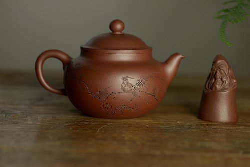 钱伟刚紫砂壶 钱伟刚新品 莲子 器型饱满 实用佳品 原矿紫泥