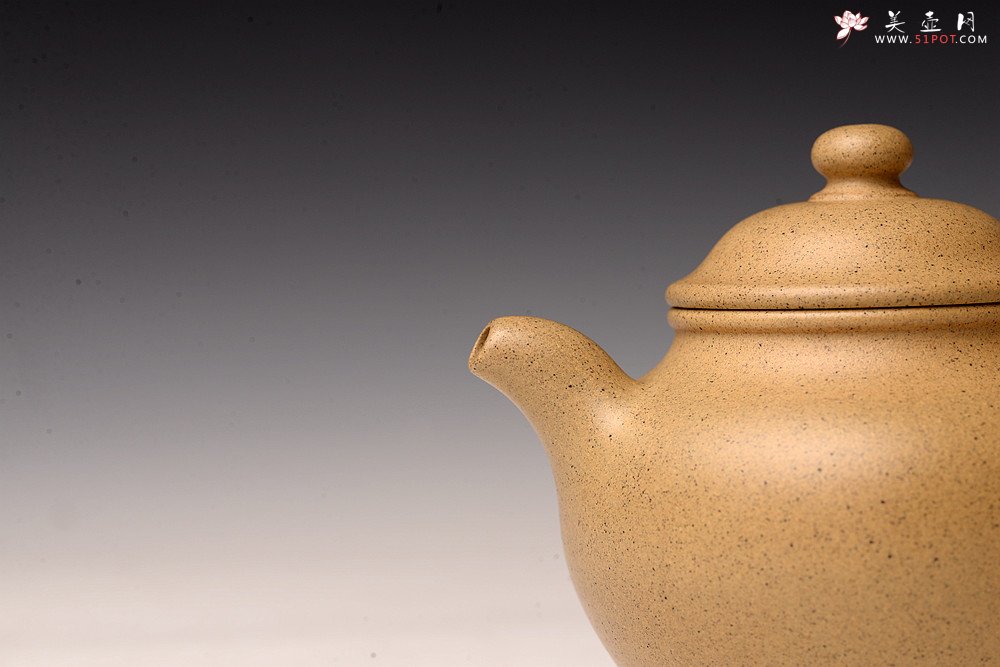 紫砂壶图片：邵春良老师全手近作 本绿小莲子 端庄秀美 泥料温润如玉 - 美壶网