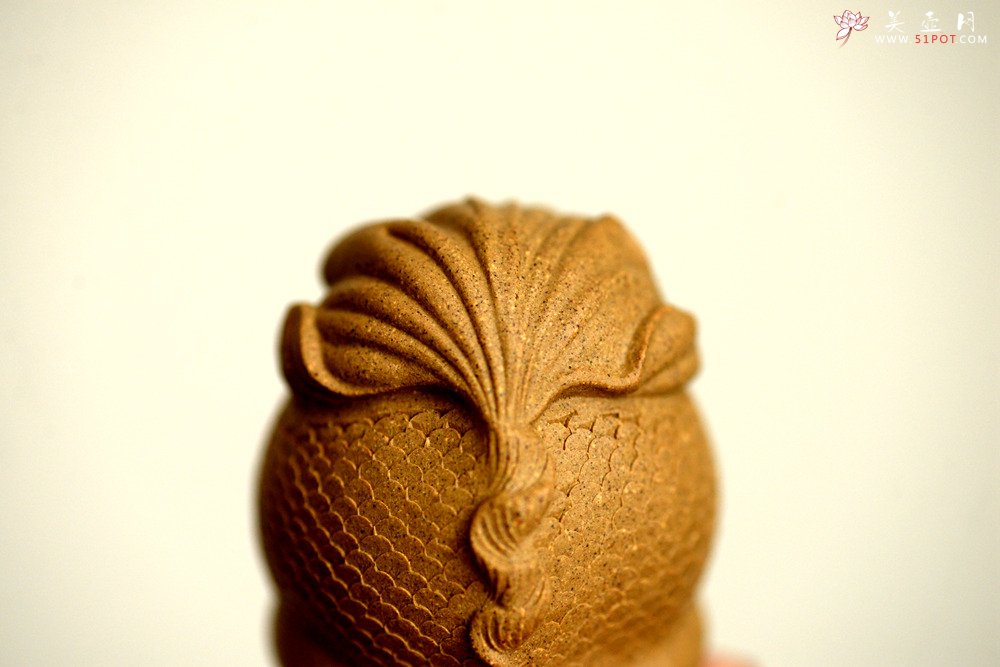 紫砂壶图片： 茶盘尤物  做工精细 生动传神 寓意吉祥之鸿运当头 - 美壶网