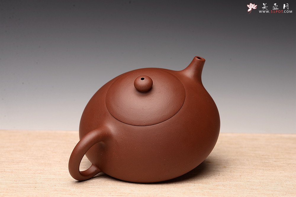 紫砂壶图片：柔中带刚 西施瓢 - 美壶网