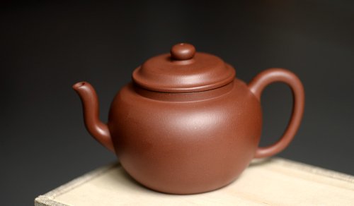 路达紫砂壶 路达丙申夏全手新作 摹古宫灯 高挑古朴 原矿紫泥
