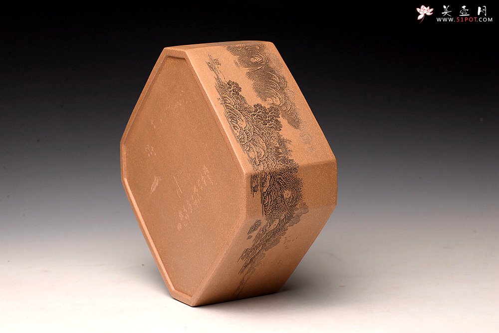 紫砂壶图片：李彦雄最新力作 通景山水 ~水洗 精品代表作 - 美壶网