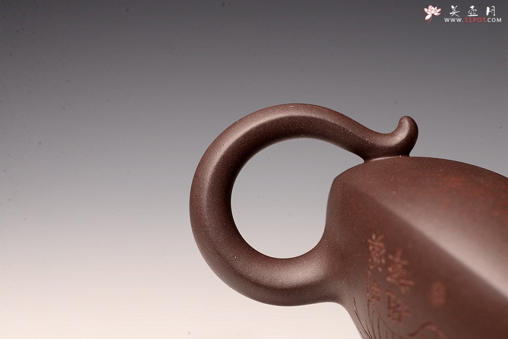 紫砂壶图片：邵春良丙申年 经典作品 曼生合欢 甚得古意 高温四号井紫泥  - 美壶网