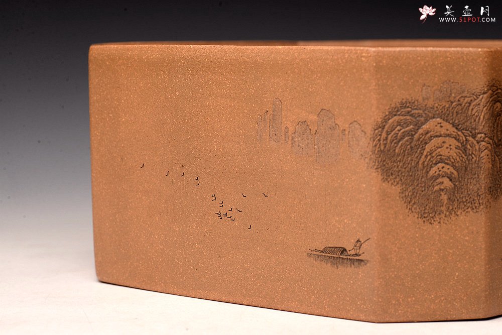 紫砂壶图片：李彦雄最新力作 通景山水 ~水洗 精品代表作 - 美壶网