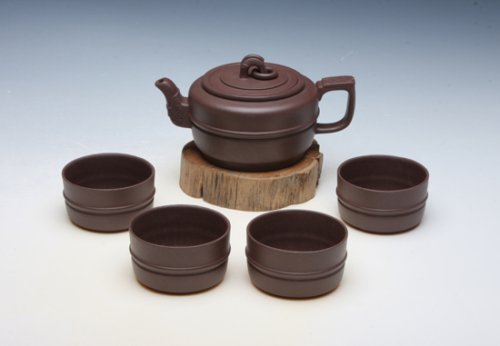 江晓颖紫砂壶 集玉套具 原矿紫泥