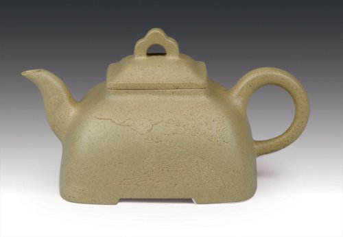 刘彦飞紫砂壶 觚棱 原矿段泥