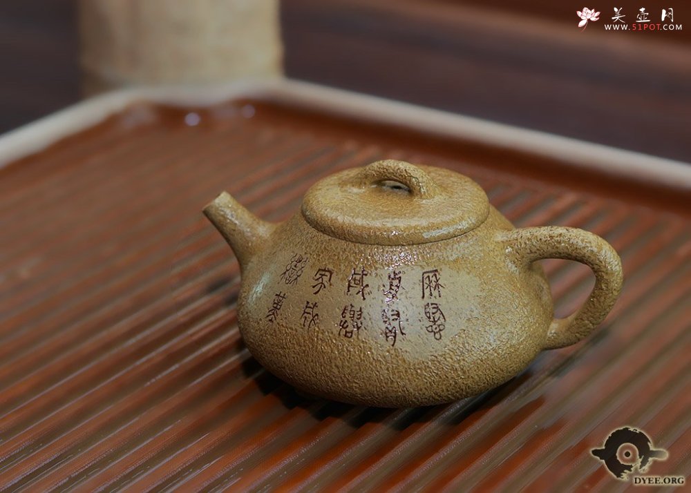 紫砂壶图片：石鼓石瓢 - 美壶网