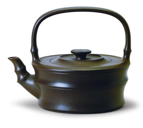 高海庚紫砂壶 扁竹提梁壶 