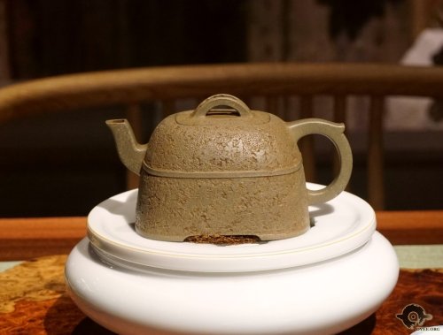 王强紫砂壶 吉金 皓（仅供欣赏） 原矿段泥