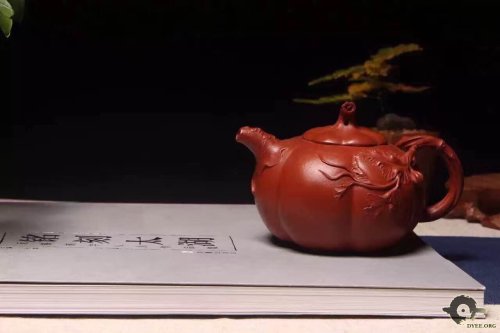 王文浩紫砂壶 大红袍朱泥南瓜欣赏 原矿朱泥