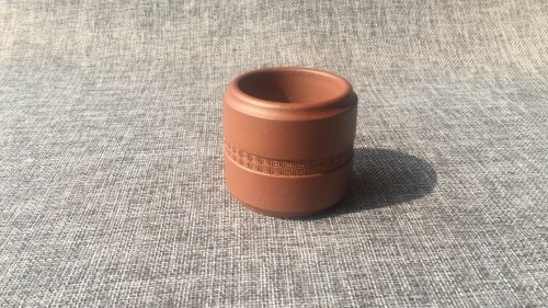 美壶定制紫砂壶 回纹杯 清水泥 原矿清水泥