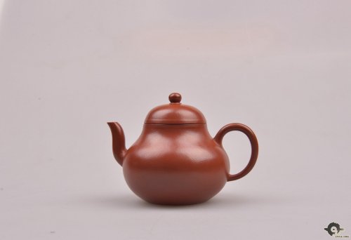 刘孟芳紫砂壶 梨形壶 小煤窑朱泥