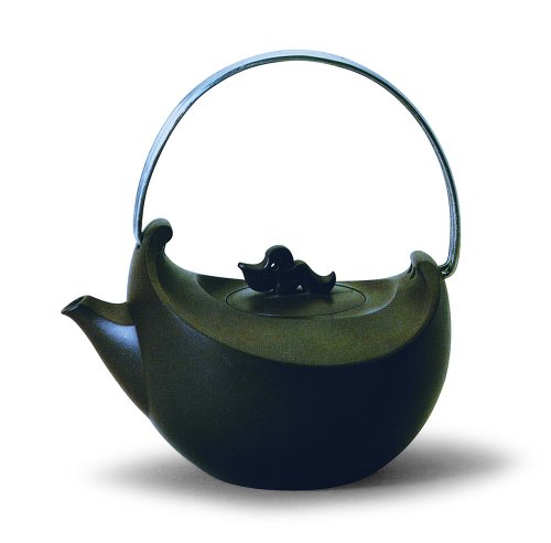 高海庚紫砂壶 追月提梁壶 原矿墨绿泥