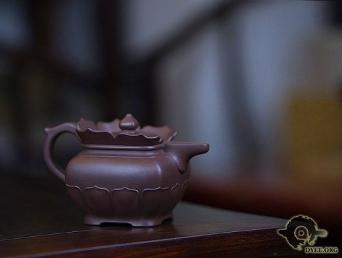 董文武紫砂壶 莲花僧帽欣赏 原矿紫泥