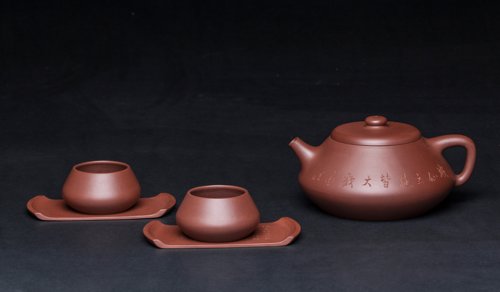 李寒勇紫砂壶 和合套组 仅供欣赏 