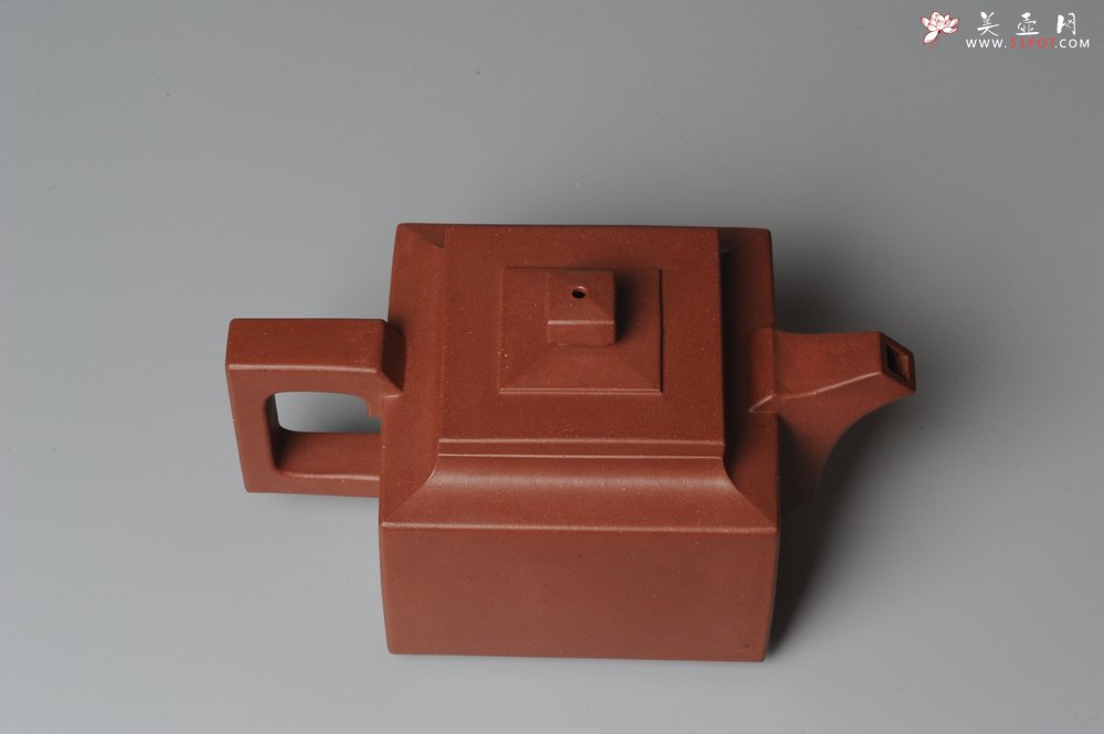 紫砂壶图片：线面挺快难度大全手工逸四方 - 美壶网