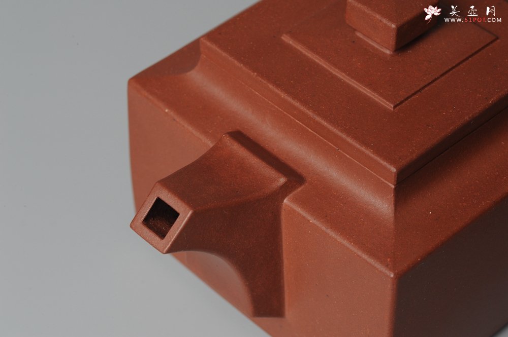 紫砂壶图片：线面挺快难度大全手工逸四方 - 美壶网