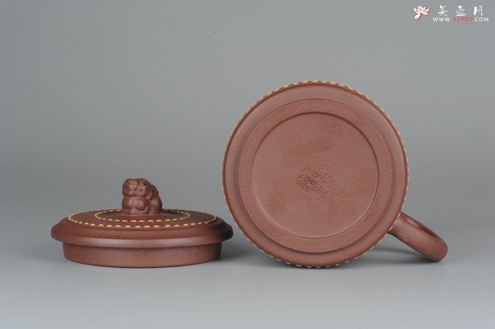 紫砂壶图片：美杯特惠 瑞狮杯 好料精工盖杯 - 美壶网