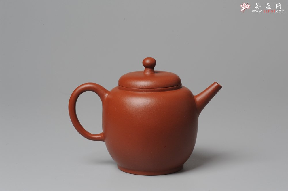 紫砂壶图片：90年代小红泥 温润如玉 高灯 - 美壶网