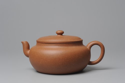 钱琴芳紫砂壶 全手工新作柿花 桂花泥 大口实用 