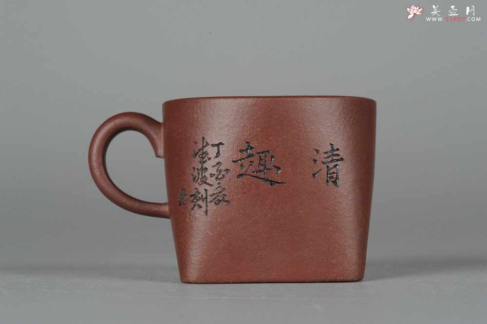 紫砂壶图片：全手工舍得套组 采用优质龙血砂泥料 助工袁德波精心装饰花鸟 - 美壶网