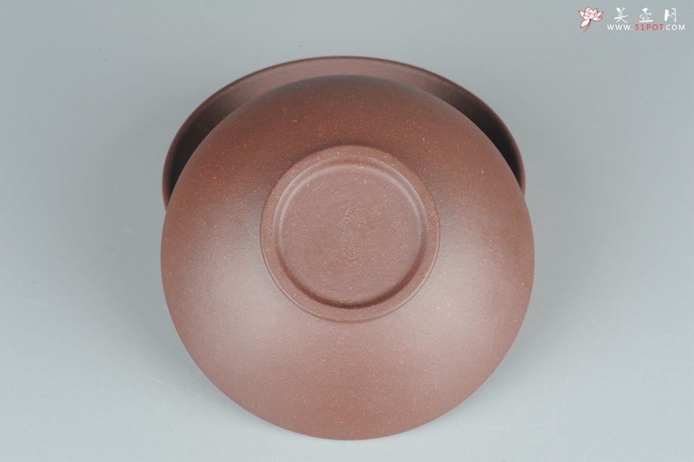 紫砂壶图片：优质紫泥 雅致荷花乳香杯 品茗杯 拿捏舒适  - 美壶网