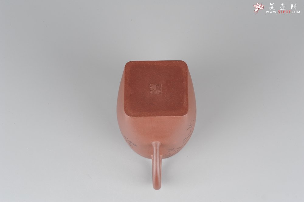 紫砂壶图片：全手工舍得套组 采用优质龙血砂泥料 助工袁德波精心装饰花鸟 - 美壶网