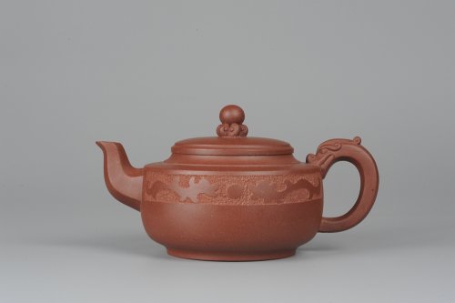 陈苏平紫砂壶 美壶特惠 双龙戏珠 原矿紫泥