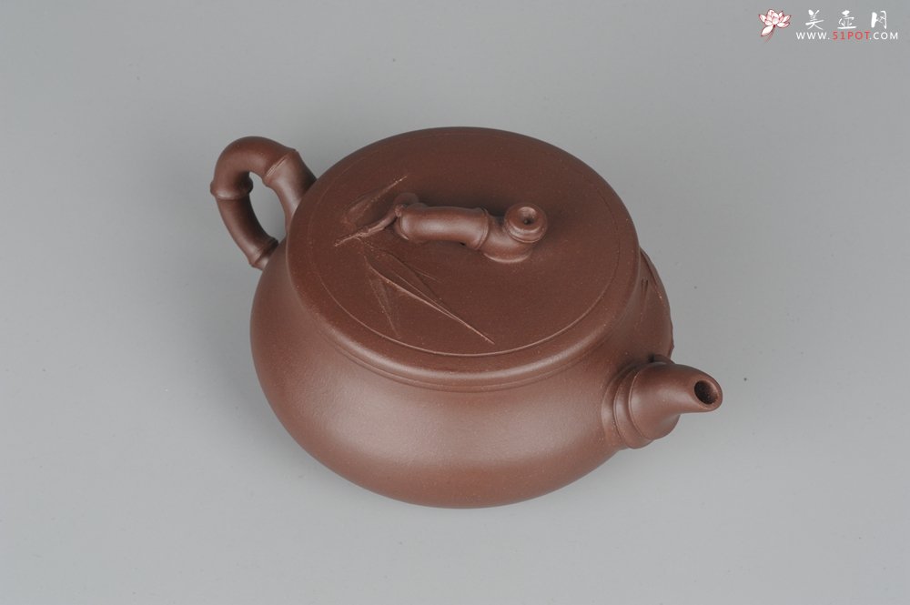 紫砂壶图片：美壶特惠 逸竹 端庄秀雅 - 美壶网