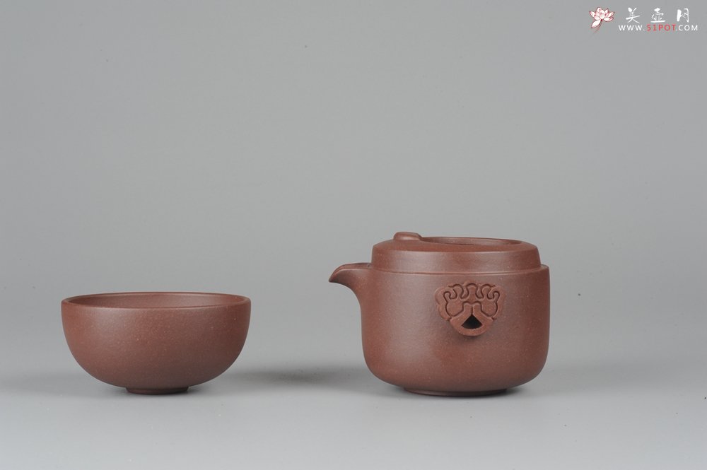 紫砂壶图片：美杯特惠 办公旅行便携式茶具快客杯 泥料非常好 送礼自用佳品 - 美壶网