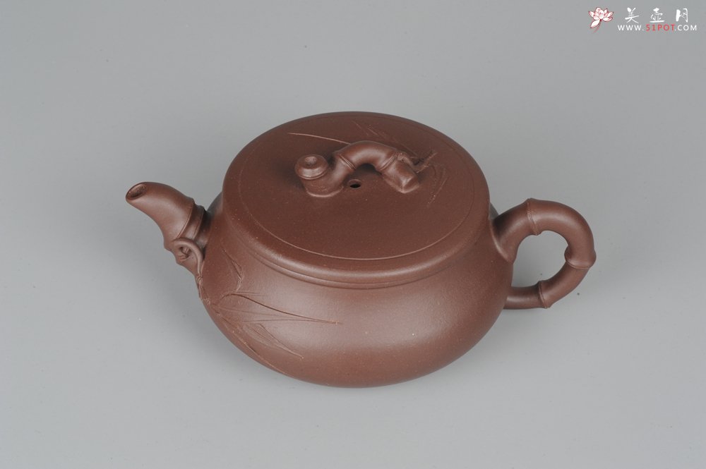 紫砂壶图片：美壶特惠 逸竹 端庄秀雅 - 美壶网