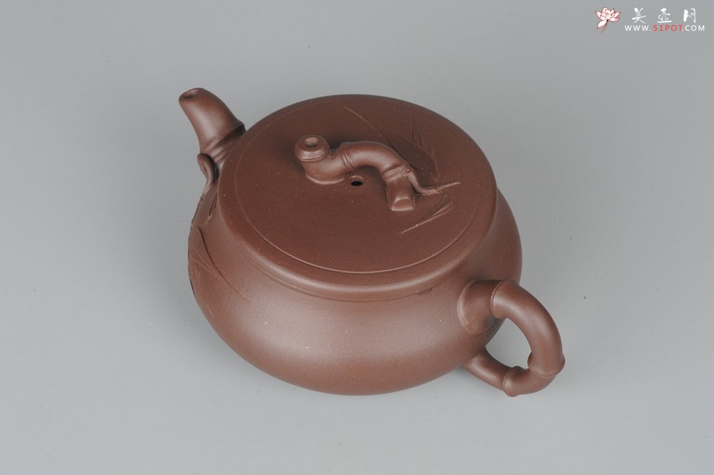 紫砂壶图片：美壶特惠 逸竹 端庄秀雅 - 美壶网