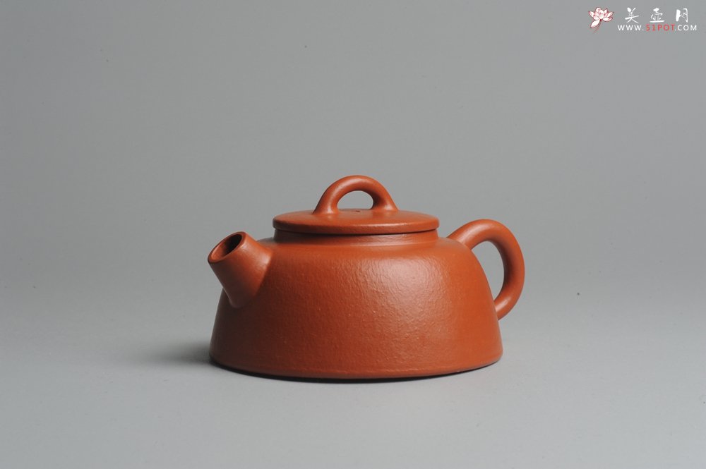 紫砂壶图片：全手工拙味大炮嘴壶 鱼笊篱^_^ - 美壶网