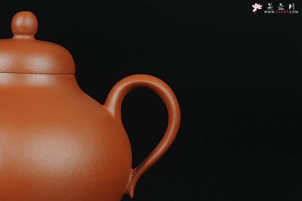 紫砂壶图片：美壶特惠 小红泥思亭 小清新 - 美壶网