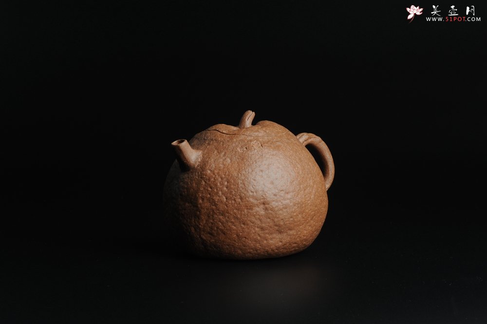 紫砂壶图片：仿生花货 全手工文人小福橘 肌理丰富 - 美壶网