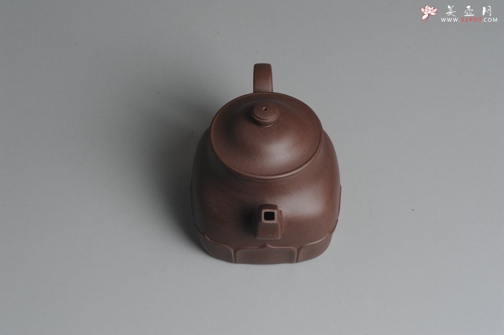紫砂壶图片：美壶特惠 老紫泥莲灯壶 - 美壶网